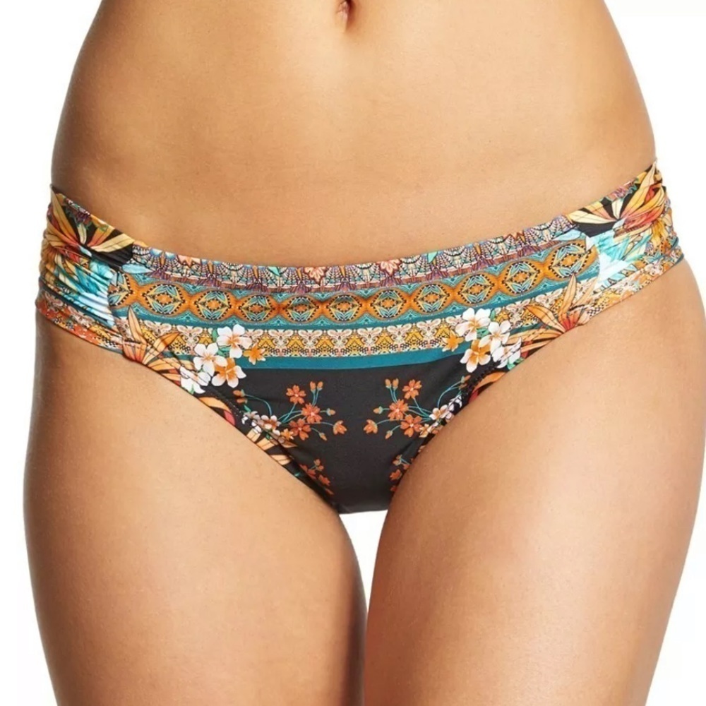 KENNETH Cole Tahiti Tabbed Bikini Swim Bottoms